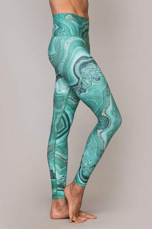 Niyama Yoga Pants Mosaic - Italian fabric, Made in Europe