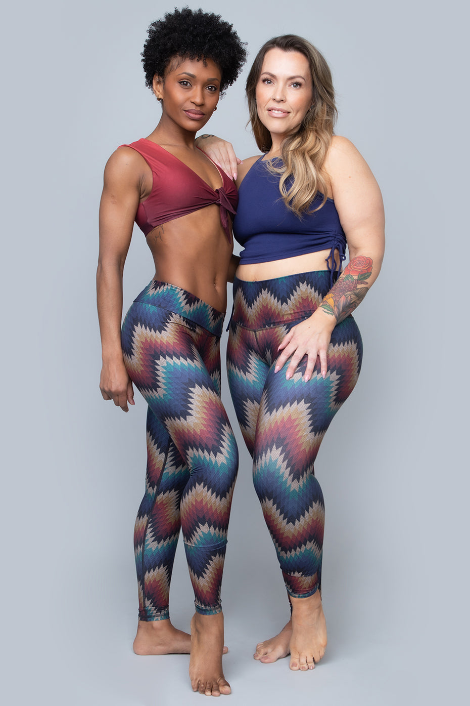 New Technical Stretch Leggings Updates – Aztec Diamond