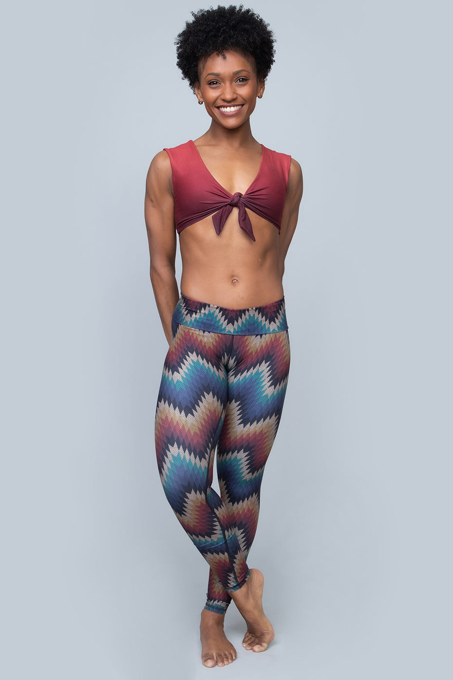 Dropship Aztec Print Yoga Leggings to Sell Online at a Lower Price | Doba