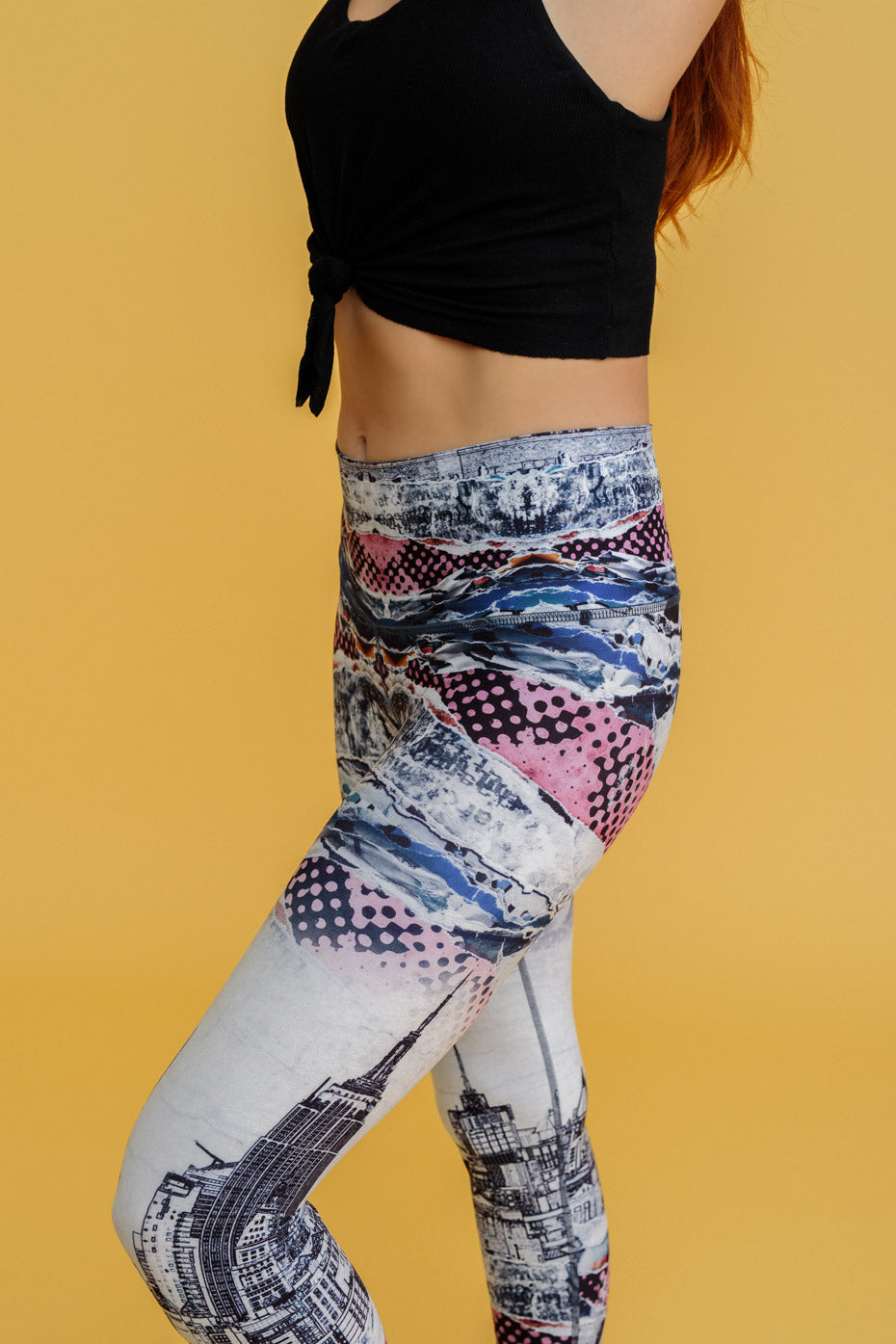 TruFusion X Niyama Sol: Mandala Barefoot Legging : Multi-Color